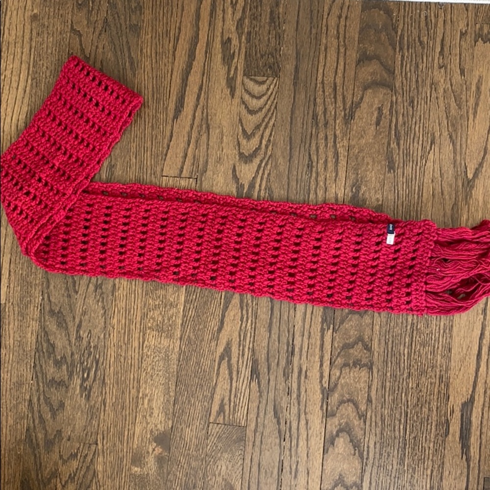 Abercrombie & Fitch Red Scarf